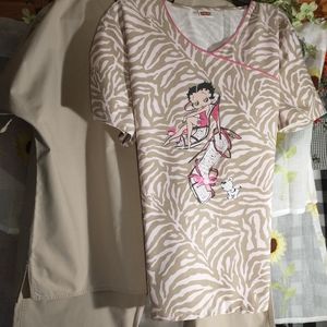 Betty Boopers/SCRUBS Scrub Set Trio Size XL